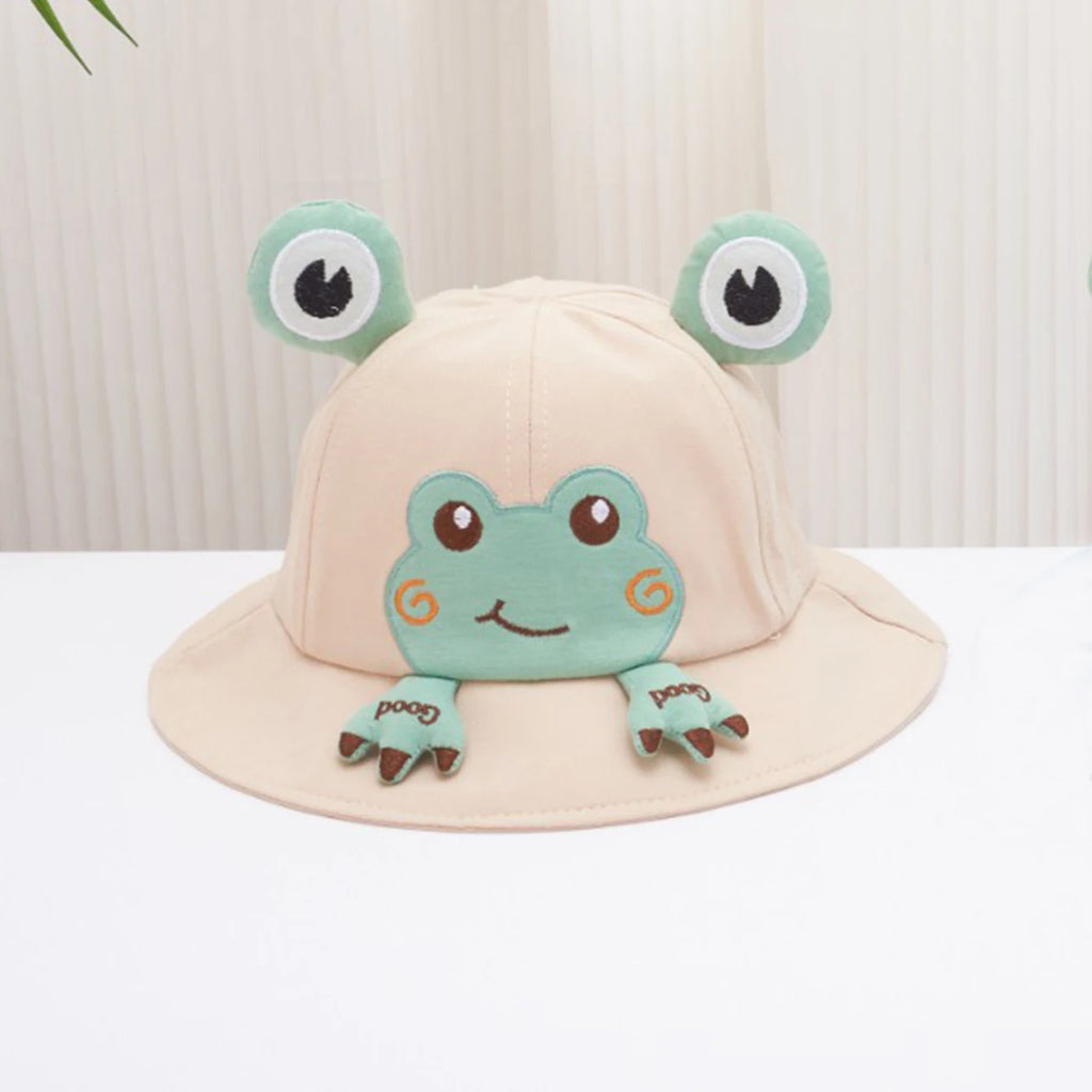 Duo Chapeaux Bébé Soleil – Grenouille & Ourson