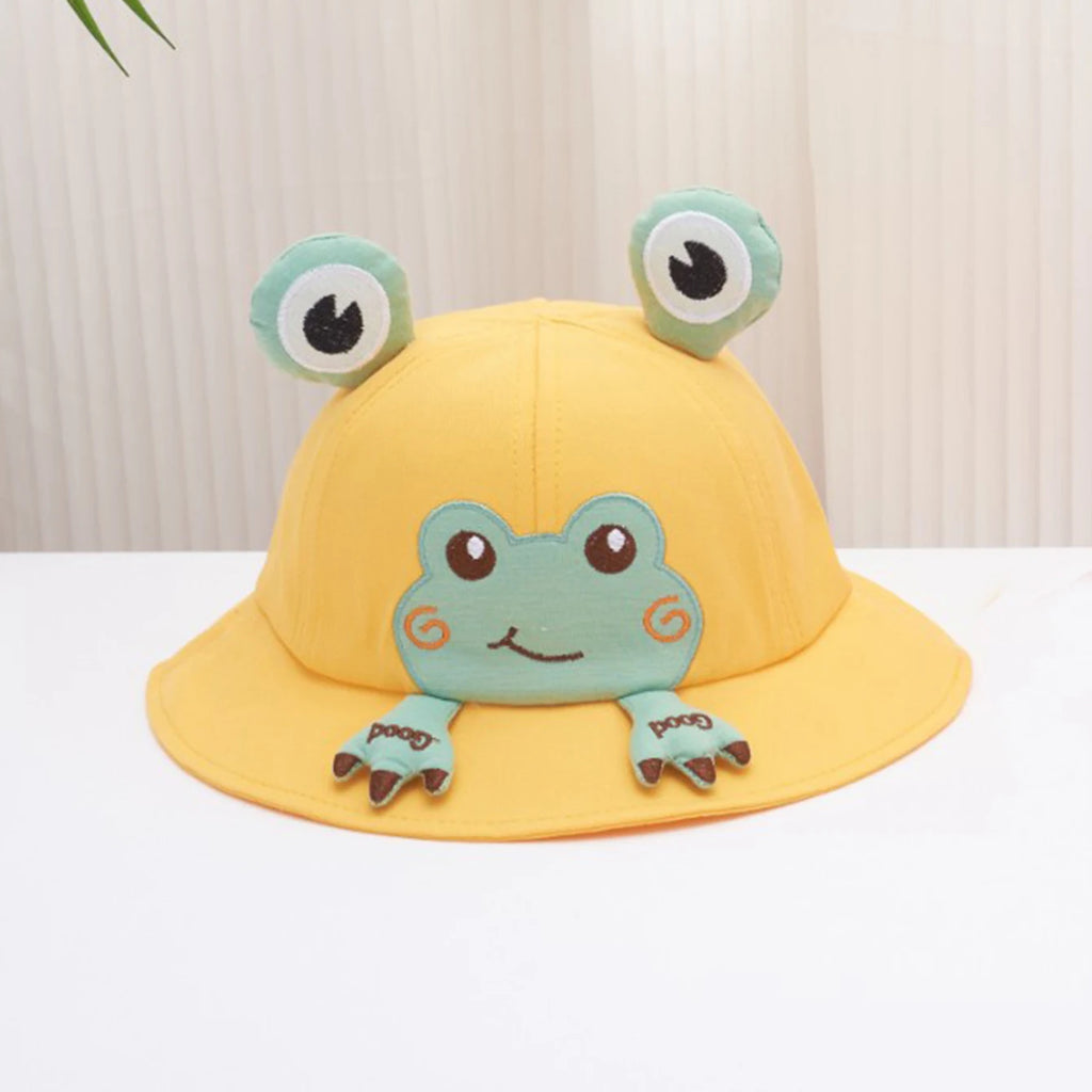 Duo Chapeaux Bébé Soleil – Grenouille & Ourson